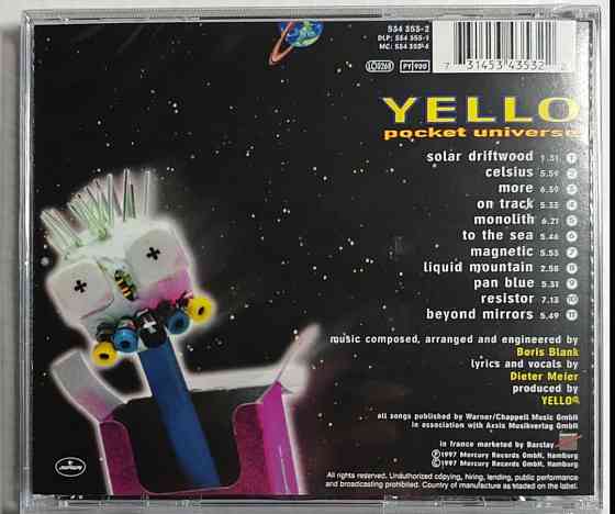 CD диск Yello-Pocket Universe Донецк