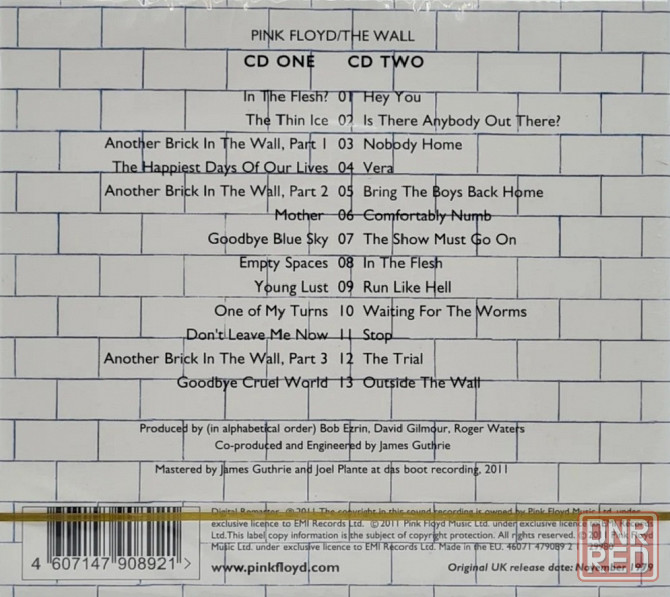 2 CD диска Pink Floyd -The Wall Донецк - изображение 2