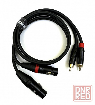 Балансный кабель 2 XLR (F) - 2 RCA. Донецк - изображение 1