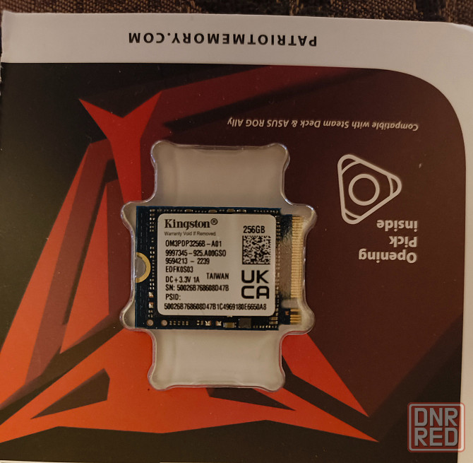 Оригинальный ssd 256gb 2230 для steam deck Донецк - изображение 1