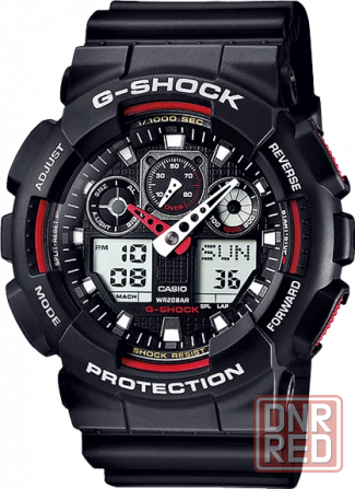 Мужские часы Casio G-shock GA-100-1A4 Донецк - изображение 1