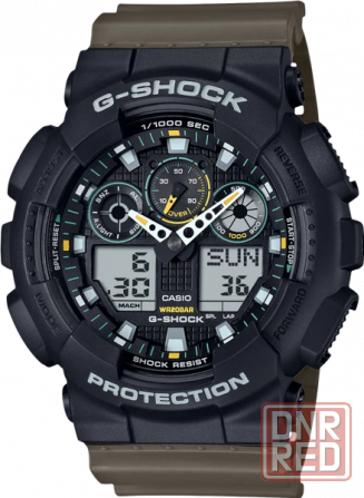 Часы Мужские Casio G-Shock GA-100TU-1A3 Донецк - изображение 1