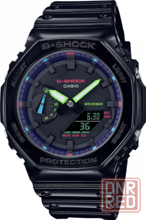 Часы Мужские Casio G-Shock GA-2100RGB-1A Донецк - изображение 1
