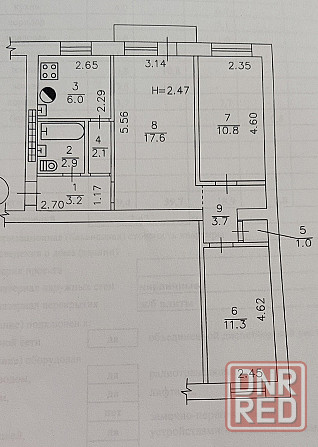 Продажа 3х-комнатной квартиры в Кировском районе ( остановка "Гараж") Донецк - изображение 1