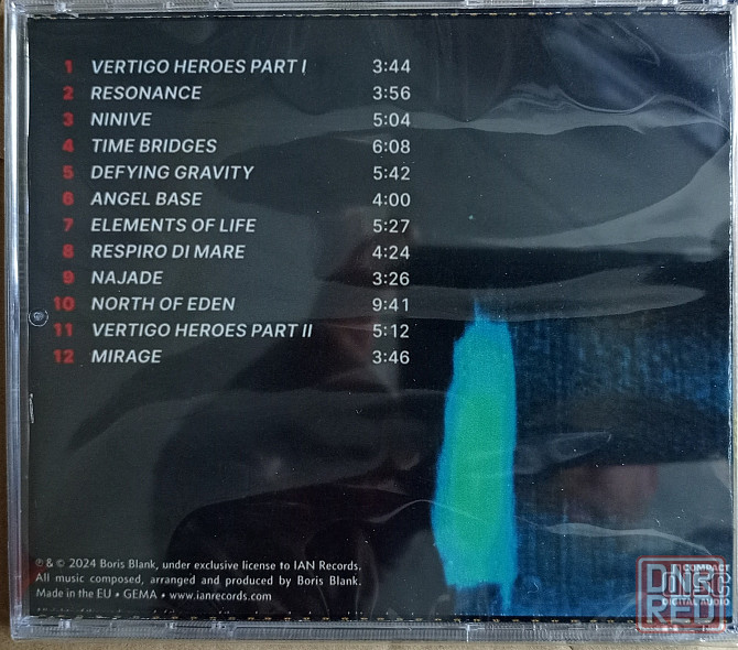 CD диск Boris Blank - Resonance (EX.YELLO) Донецк - изображение 2