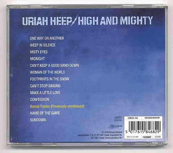 CD диски URIAH HEEP фирменные различные Донецк