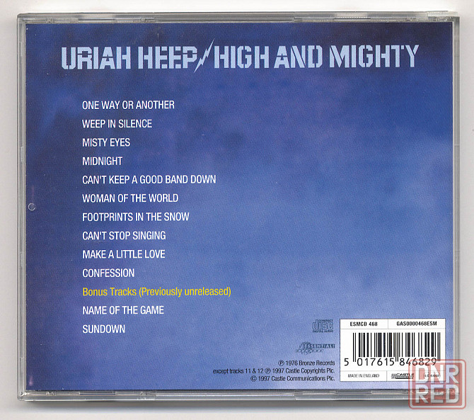 CD диски URIAH HEEP фирменные различные Донецк - изображение 2