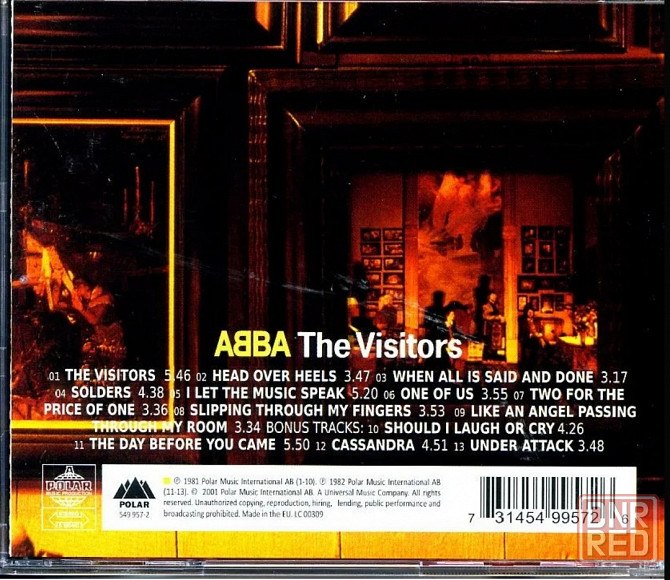 CD диск ABBA - The Visitors Донецк - изображение 2