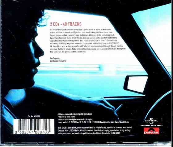 2 CD диска Boris Blank -ELECTRIFIED Донецк