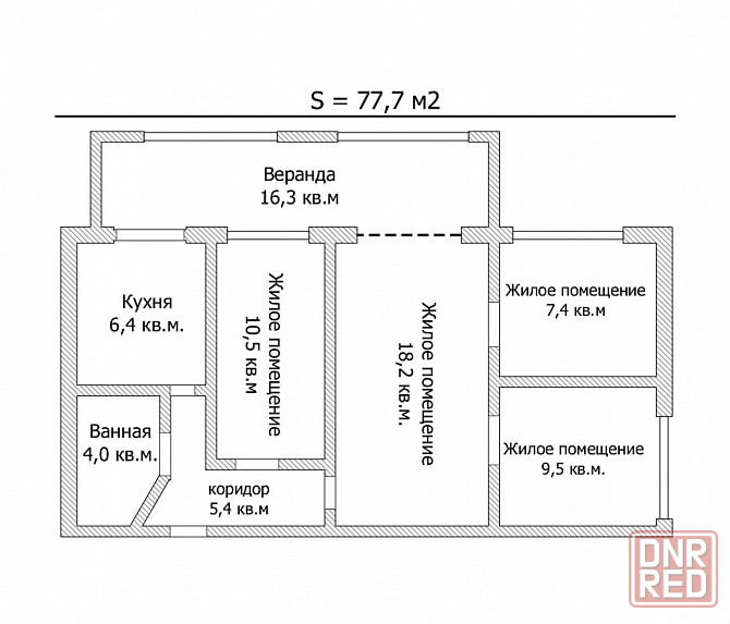 Продается 4-х комнатная квартира с террасой Мариуполь - изображение 8