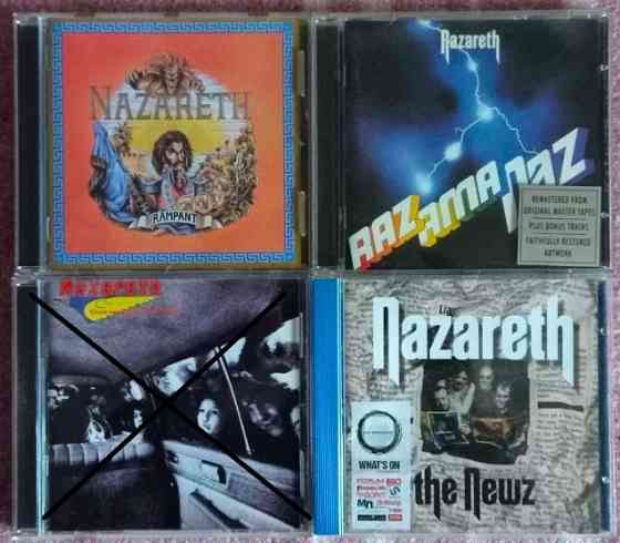 CD фирменные Nazareth (Англия). Донецк