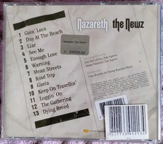CD фирменные Nazareth (Англия). Донецк