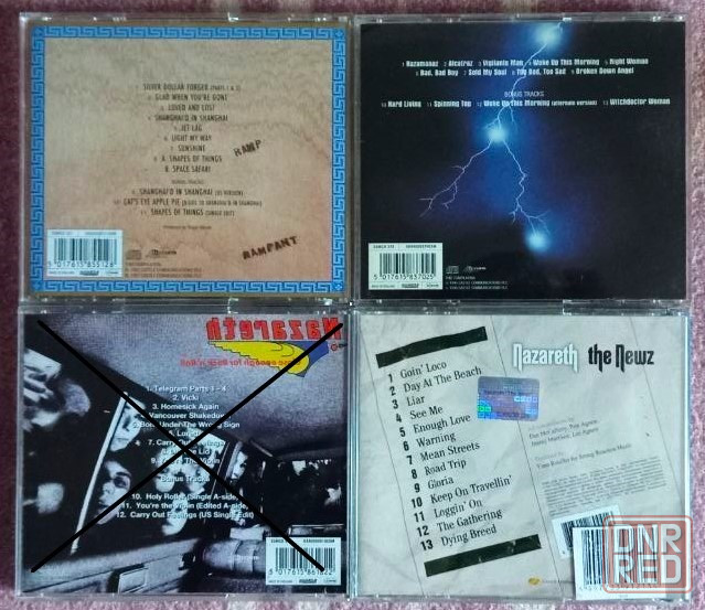 CD фирменные Nazareth (Англия). Донецк - изображение 3