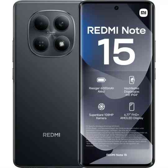 Xiaomi Redmi Note 15 (8/256Gb) Black Донецк