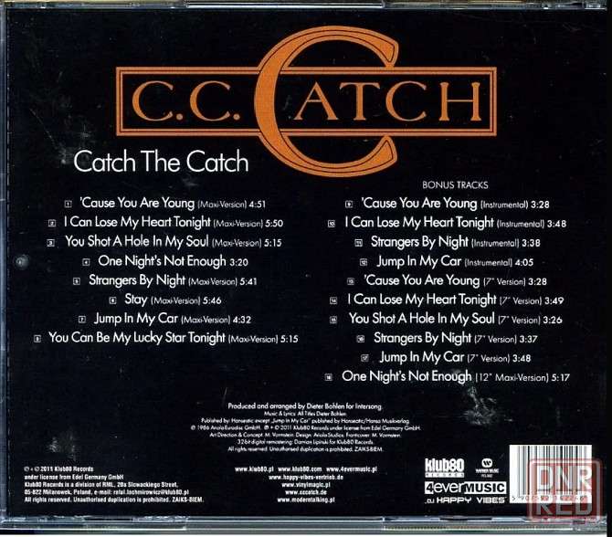 CD диск C.C.Catch -Catch The Catch Донецк - изображение 2