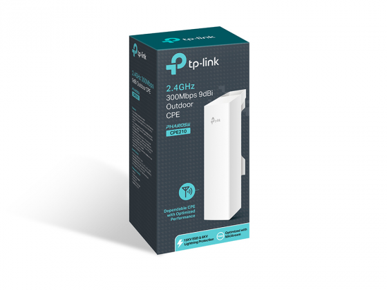 Точка доступа TP-Link CPE210 N300 10/100BASE-TX белый Донецк