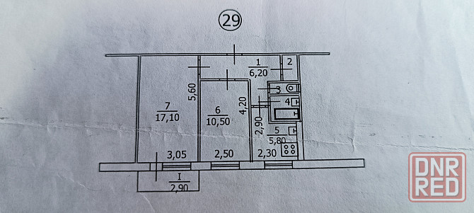 Даки2 ком-я все раздельно комнаты , санузел Макеевка - изображение 1