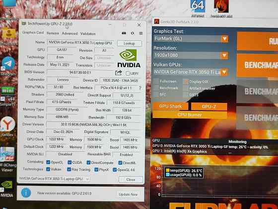 Игровой Legion на RTX3050ti по доступной цене Донецк
