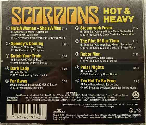 CD диск SCORPIONS - Hot & Heavy Донецк