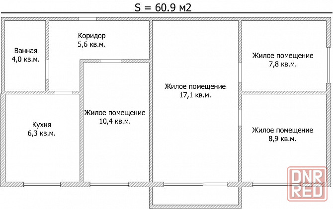 Продается 4х комнатная квартира в Центре города Мариуполь - изображение 6
