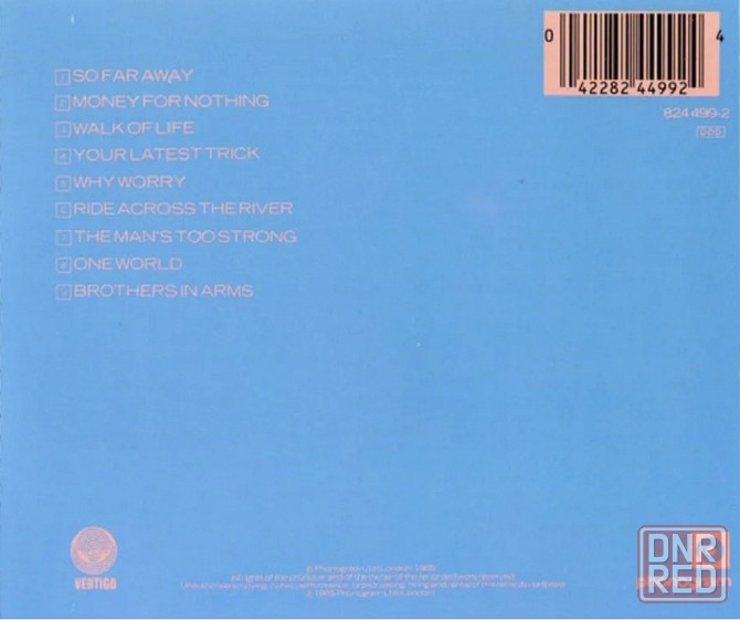 CD диск Dire Straits -Brothers In Arms Донецк - изображение 2
