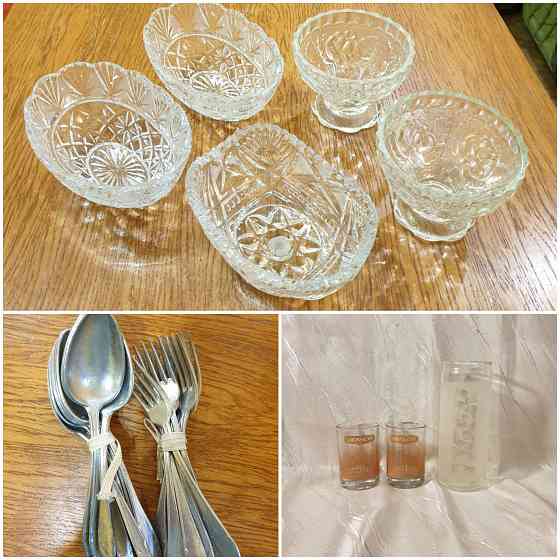 Салатник креманка ложка вилка Макеевка