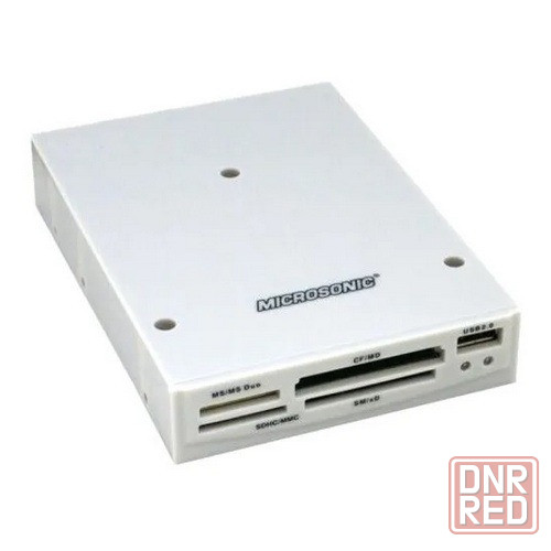 Картридер внутренний Microsonic CR09W; microSD, SD, MMC, MS; CF Донецк - изображение 1