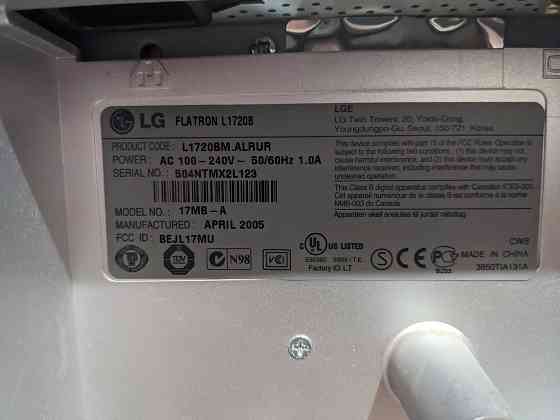 монитор LG L1720B Flatron Донецк