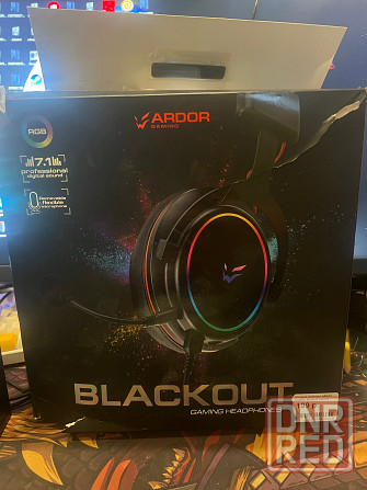 Игровые наушники Ardor Blackout 7.1 usb Донецк - изображение 1