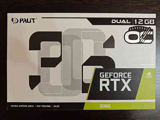 Видеокарта Palit Nvidia GeForce RTX 3060 Dual OC 12гб Новая Донецк