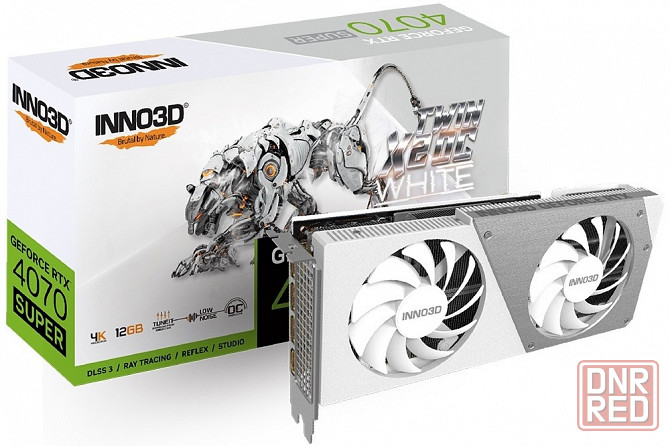 Видеокарта Inno3D NVIDIA GeForce RTX 4070 Super Twin X2 12GB Белая Новая Донецк - изображение 1