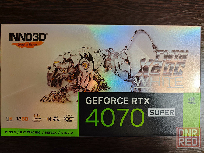 Видеокарта Inno3D NVIDIA GeForce RTX 4070 Super Twin X2 12GB Белая Новая Донецк - изображение 3