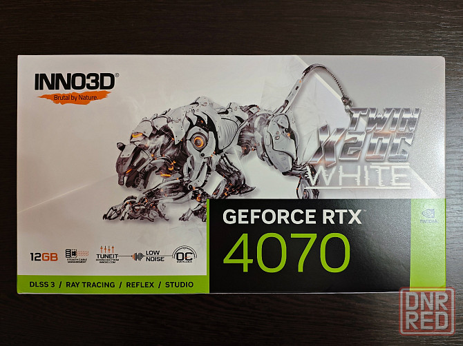 Видеокарта Inno3D NVIDIA GeForce RTX 4070 Twin X2 OC White Stealth 12GB Белая Новая Донецк - изображение 2