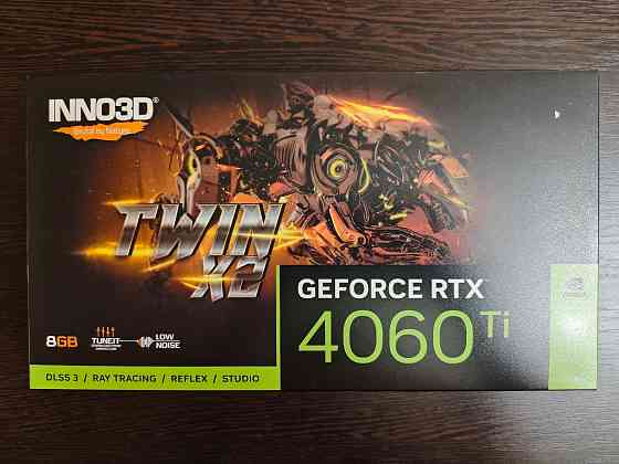 Видеокарта Inno3D NVIDIA GeForce RTX 4060 Ti TWIN X2 Новая Донецк
