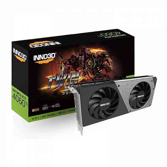 Видеокарта Inno3D NVIDIA GeForce RTX 4060 Ti TWIN X2 Новая Донецк