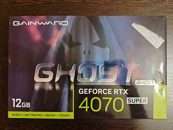 Видеокарта Gainward NVIDIA GeForce RTX 4070 Super Ghost OC 12GB Новая Донецк