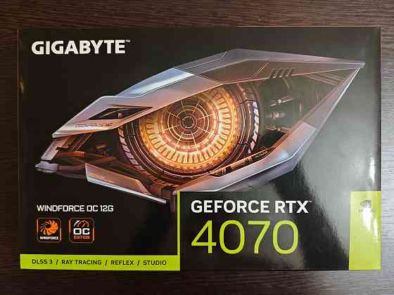Видеокарта GIGABYTE NVIDIA GeForce RTX 4070 WINDFORCE OC 12GB Новая Донецк