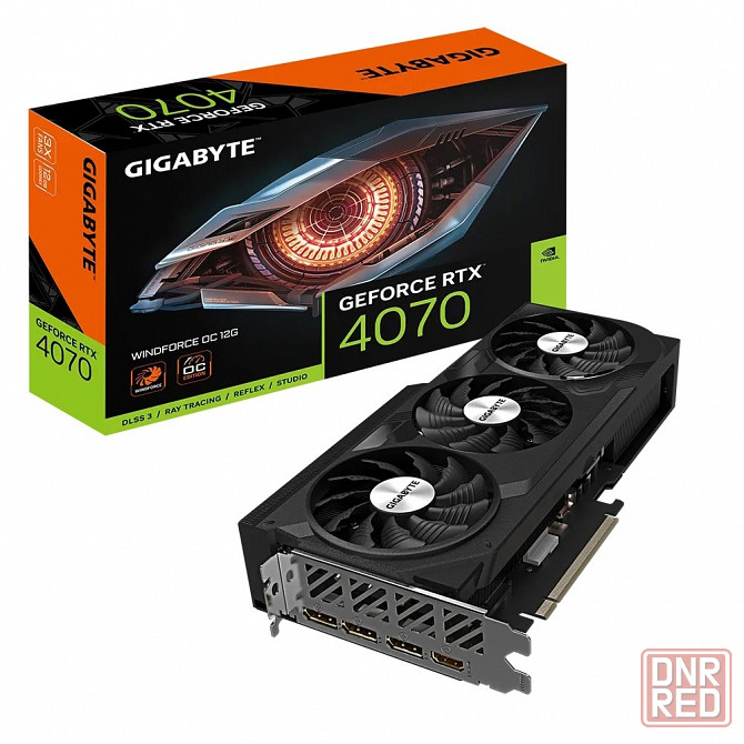 Видеокарта GIGABYTE NVIDIA GeForce RTX 4070 WINDFORCE OC 12GB Новая Донецк - изображение 1