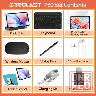 Новый 10.1" Планшет TECLAST P30 4/64 GB А523 Wi-Fi, 1280 x 800, Android 14 Донецк - изображение 6