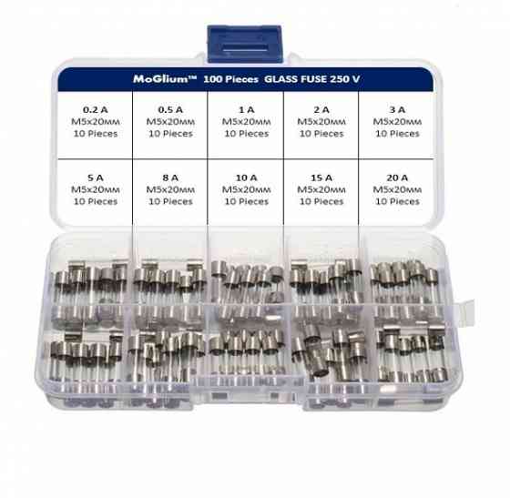 Набор стеклянных предохранителей MoGlium Донецк