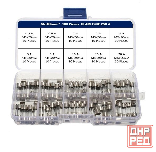 Набор стеклянных предохранителей MoGlium Донецк - изображение 3