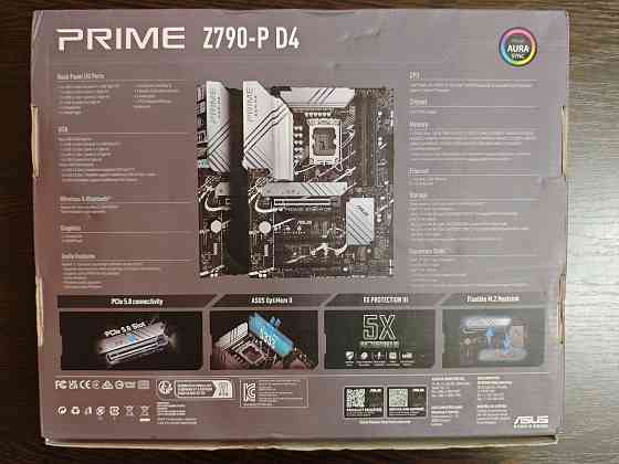 Материнская плата ASUS PRIME Z790-P D4 LGA 1700 Новая Донецк