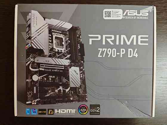 Материнская плата ASUS PRIME Z790-P D4 LGA 1700 Новая Донецк