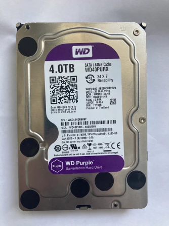 Жесткий диск 3.5" 4Тб WD Purple . Есть количество. Донецк