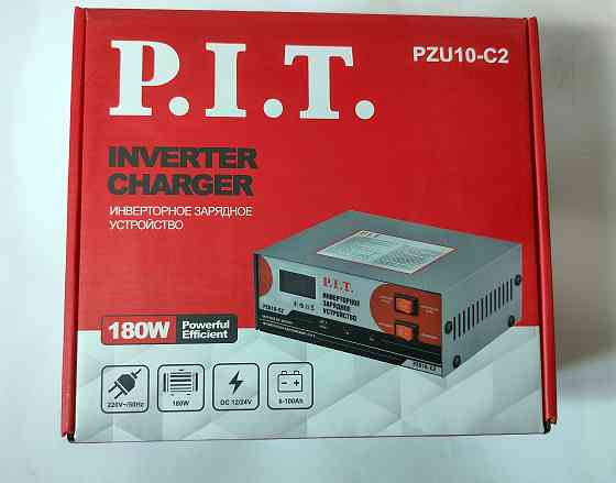 Зарядное устройство для аккумуляторов PIT PZU10-C2 12/24В, 6-100Ач Донецк