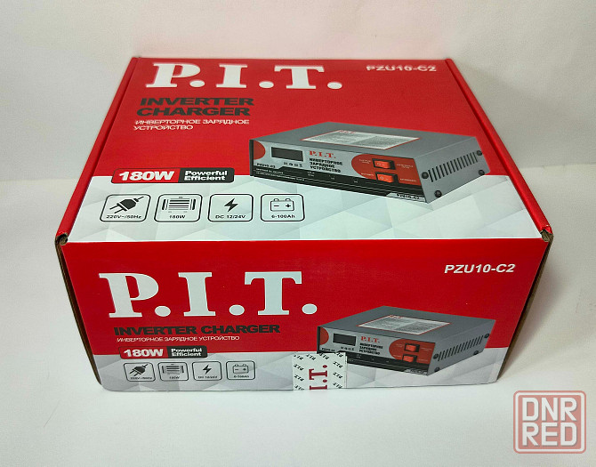Зарядное устройство для аккумуляторов PIT PZU10-C2 12/24В, 6-100Ач Донецк - изображение 1