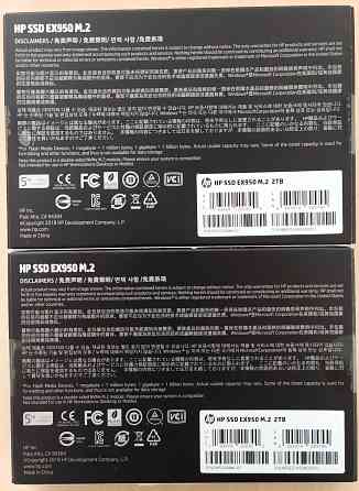 SSD HP EX950 2TB M.2 PCIe 3.0 x4 3D TLC NAND TBW1400 Буфер 2GB R3400/WR2800 Донецк