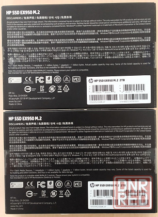 SSD HP EX950 2TB M.2 PCIe 3.0 x4 3D TLC NAND TBW1400 Буфер 2GB R3400/WR2800 Донецк - изображение 2