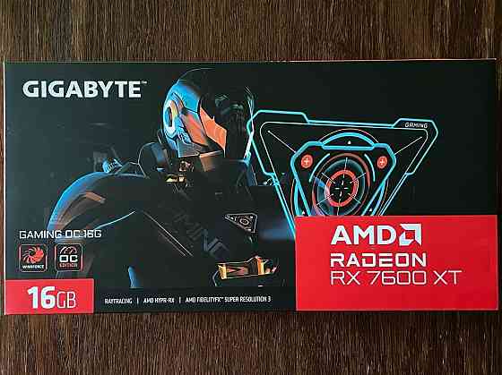 Видеокарта Gigabyte Radeon RX 7600XT GAMING OC 16GB (128bit) (2470/18000) Донецк