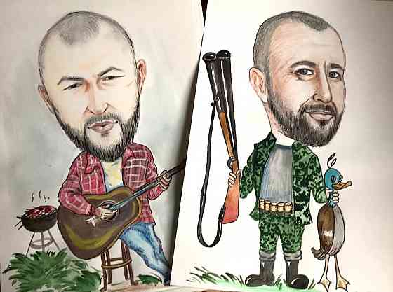 шарж на заказ Донецк